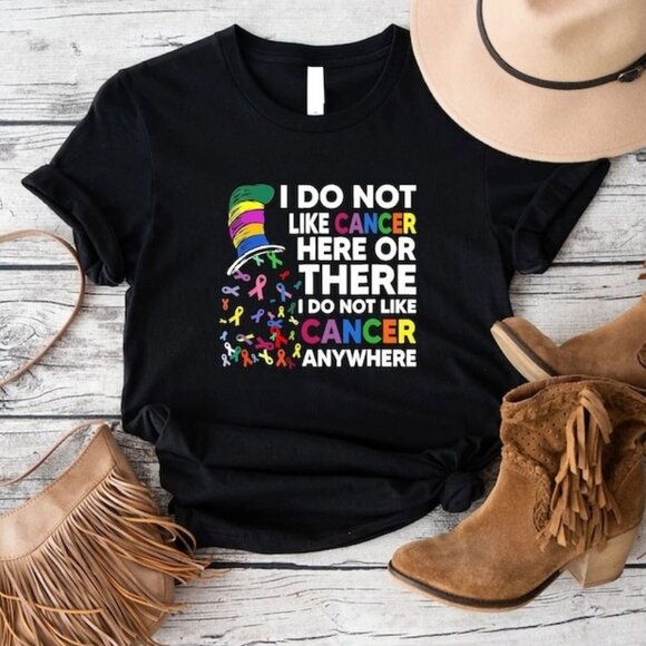 Dr Seuss Quote Cancer Awareness Shirt Pink Ribbon Breast Cancer Support Tee 79 - Picture 1 of 6